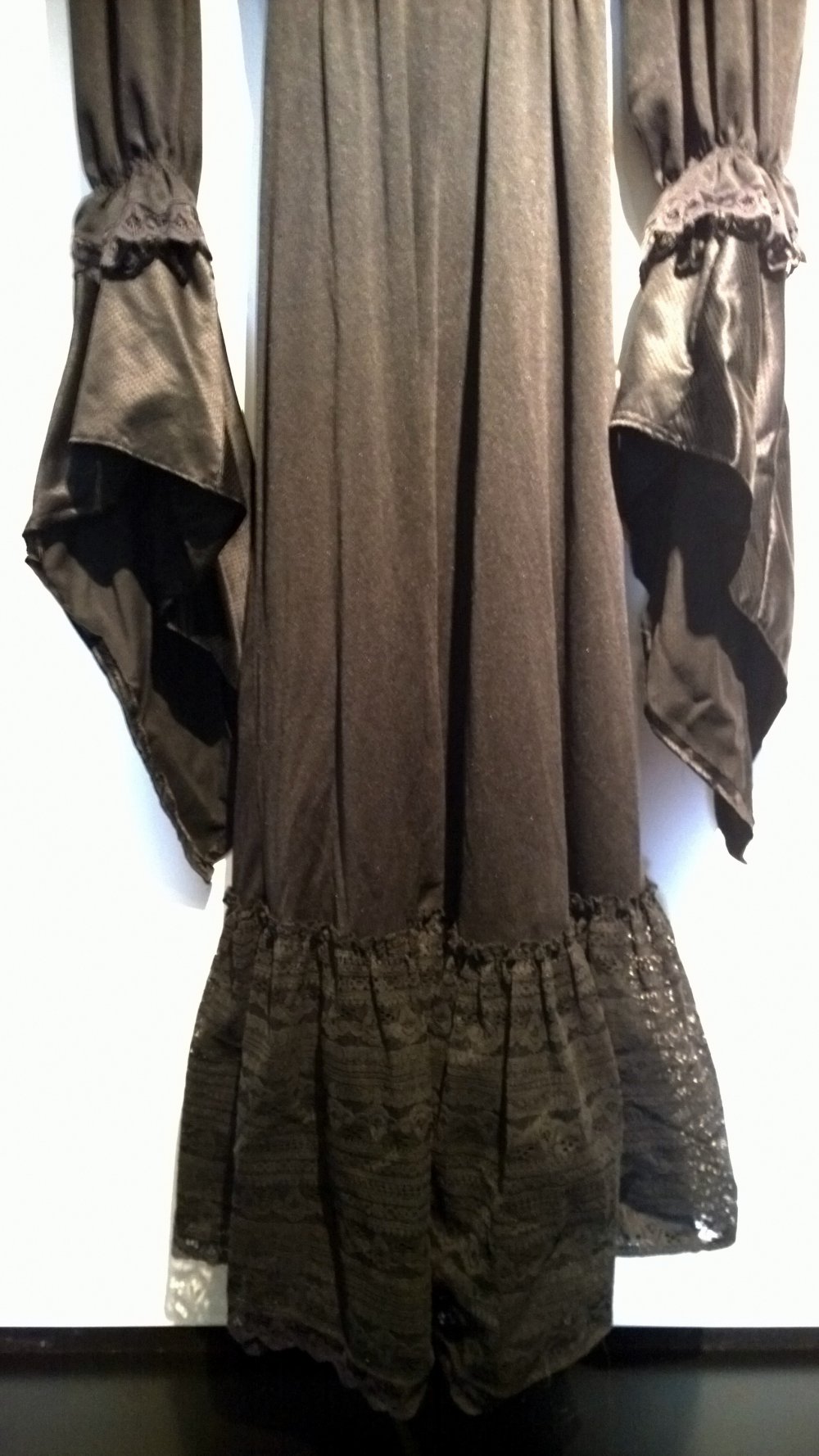 Kleid, Kostüm, schwarz, Gothic, Halloween, Fasching Gr.38/40