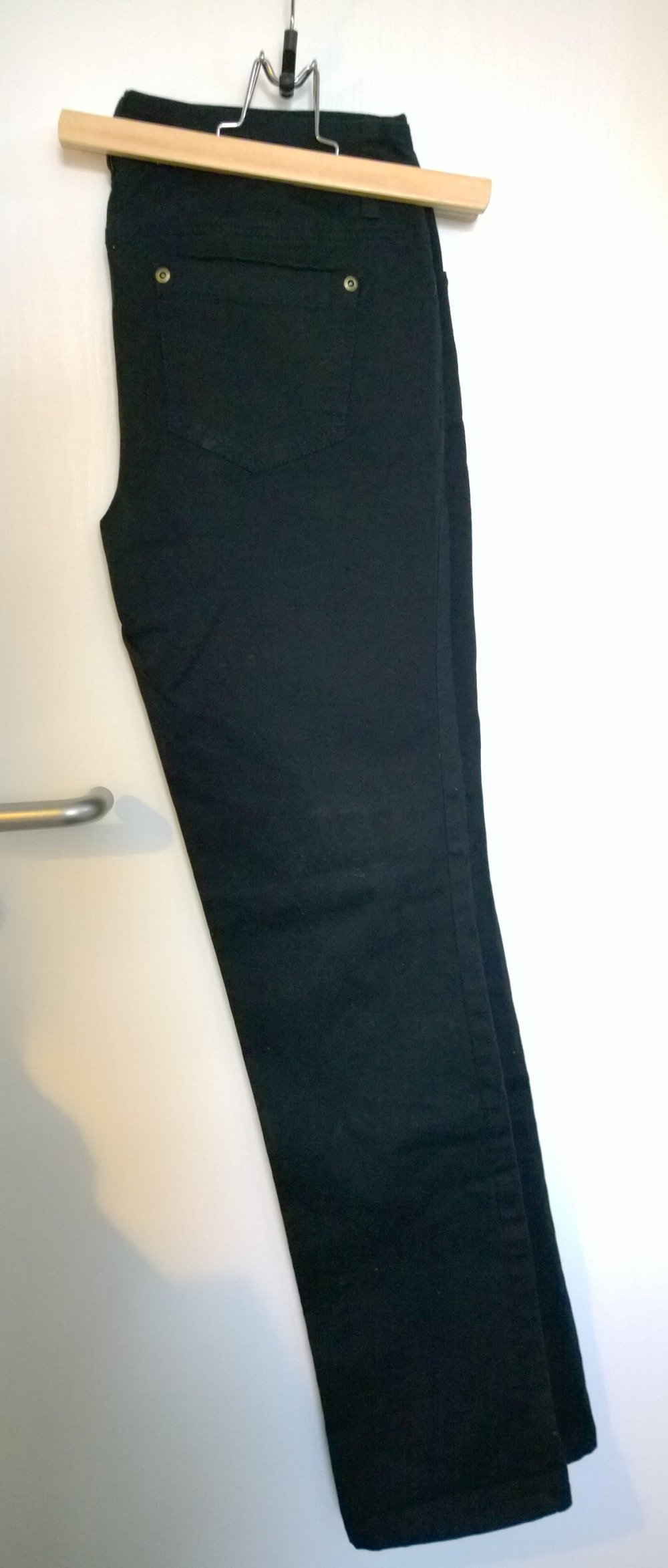 Hose, Bootcut, schwarz, Gr.40