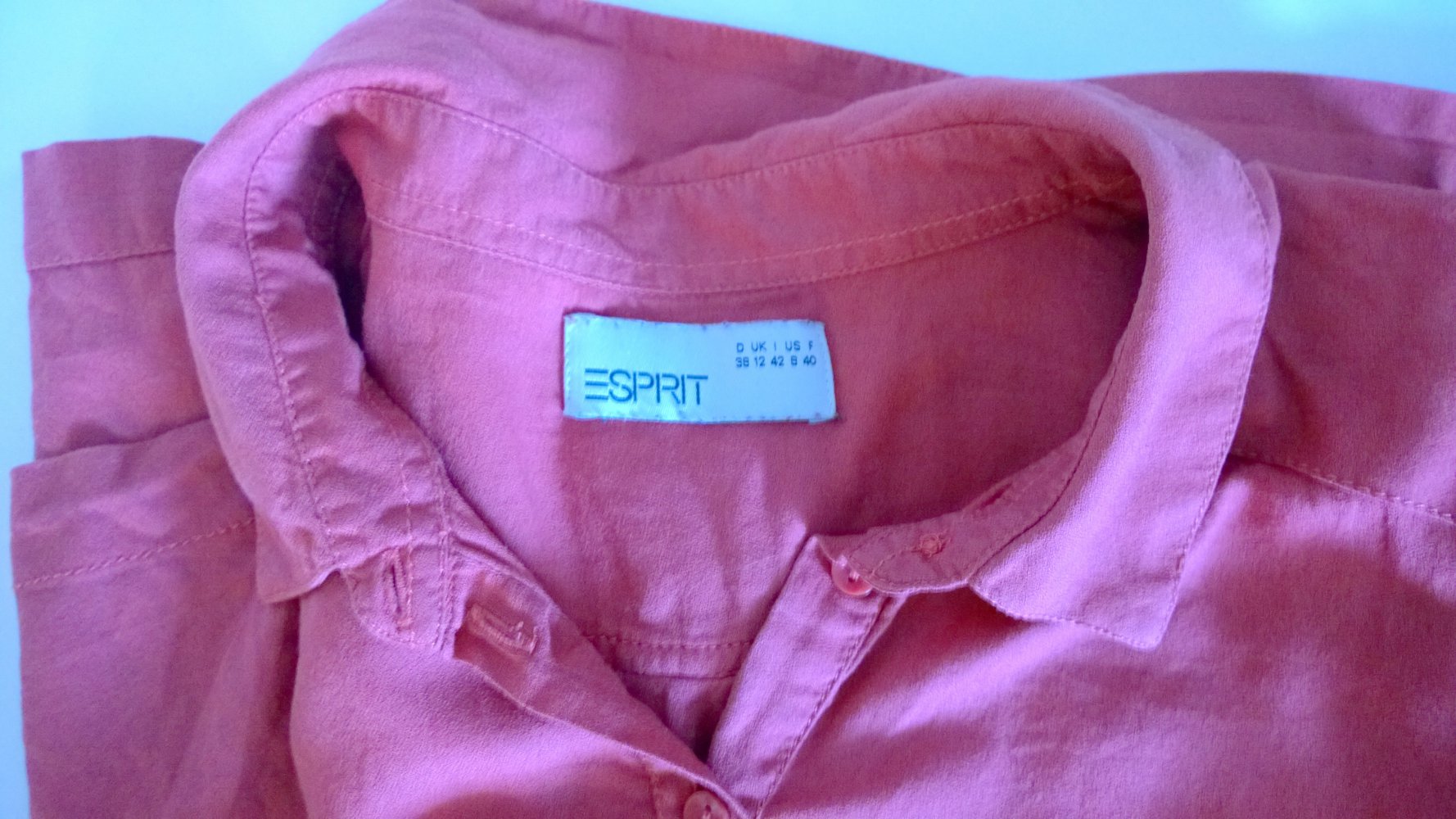 Esprit Bluse, Coral, Größe 38