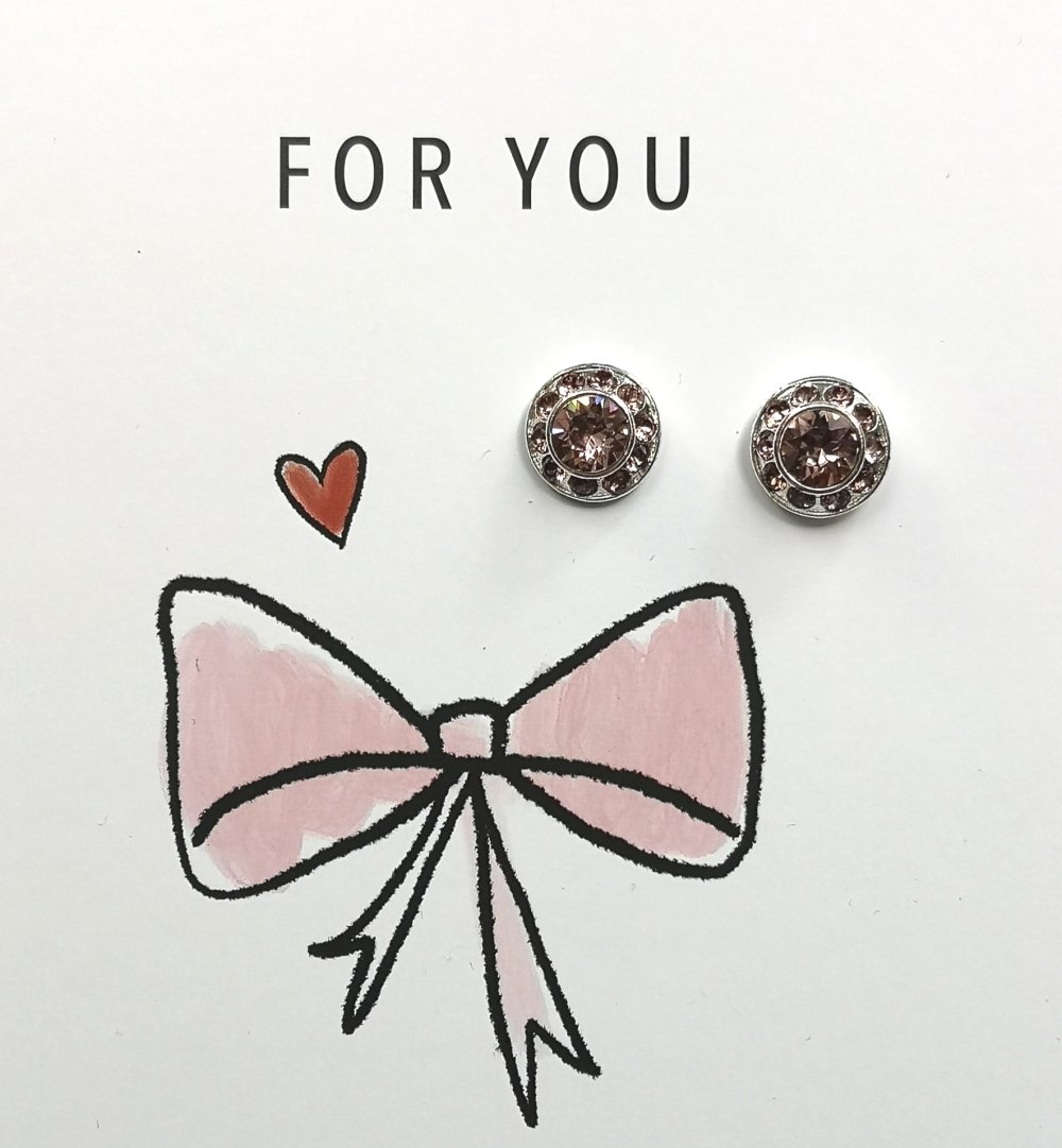 Ohrstecker Modeschmuck mit Swarovski Kristallen