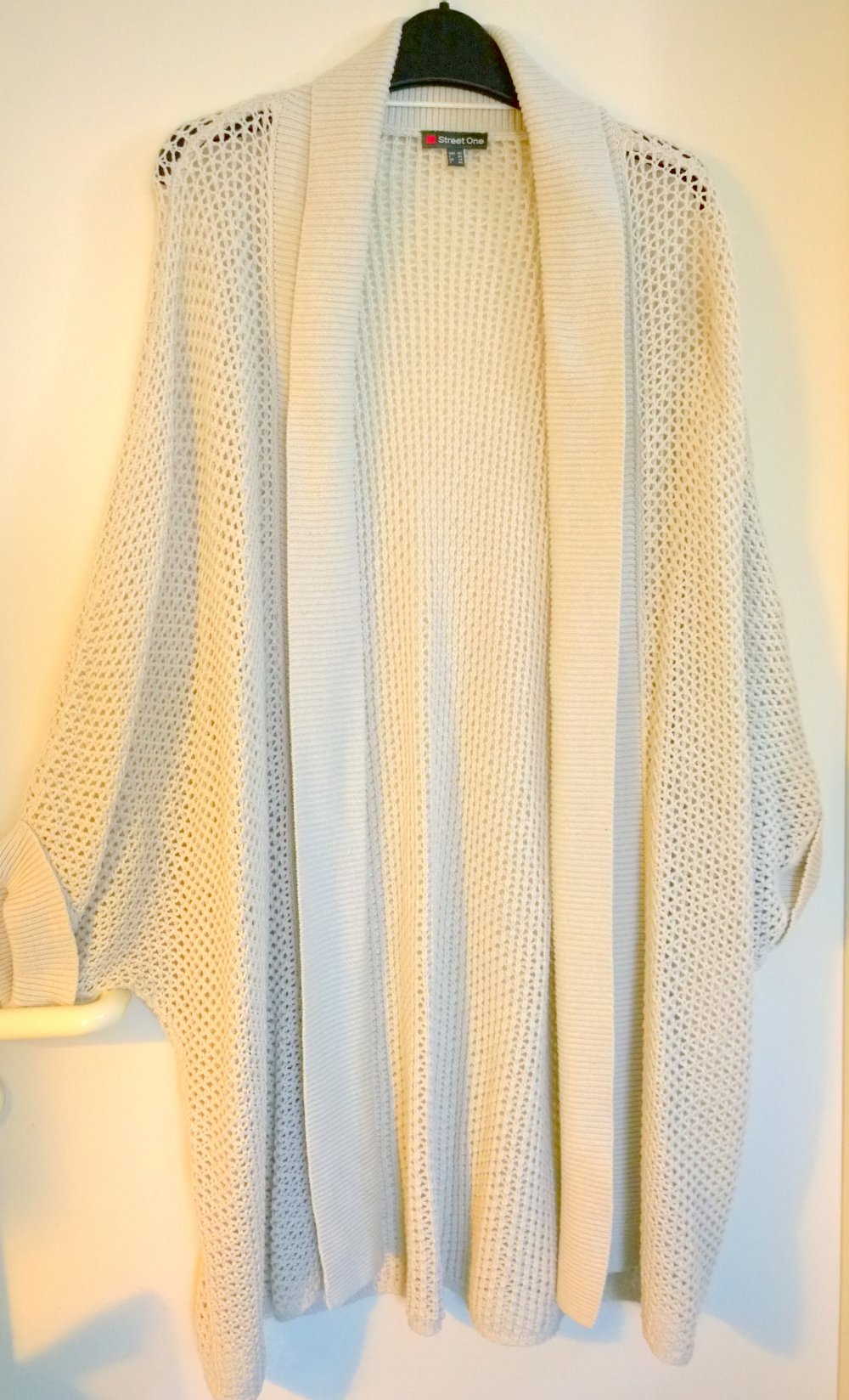 Street One, Strickjacke, beige, Gr.42