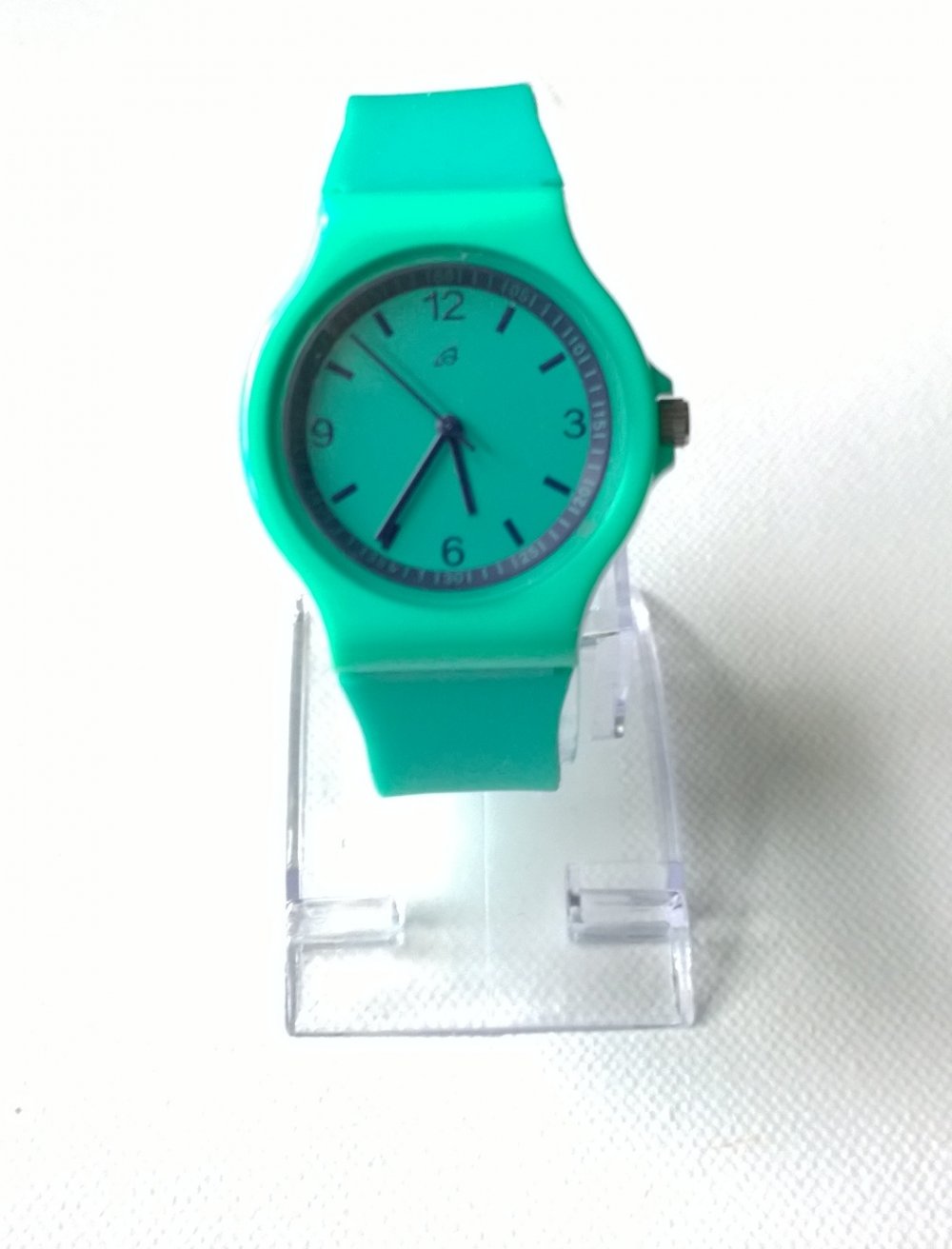  Armbanduhr türkisgrün/blau, Silikonarmband,Wasserdicht bis 5 Bar