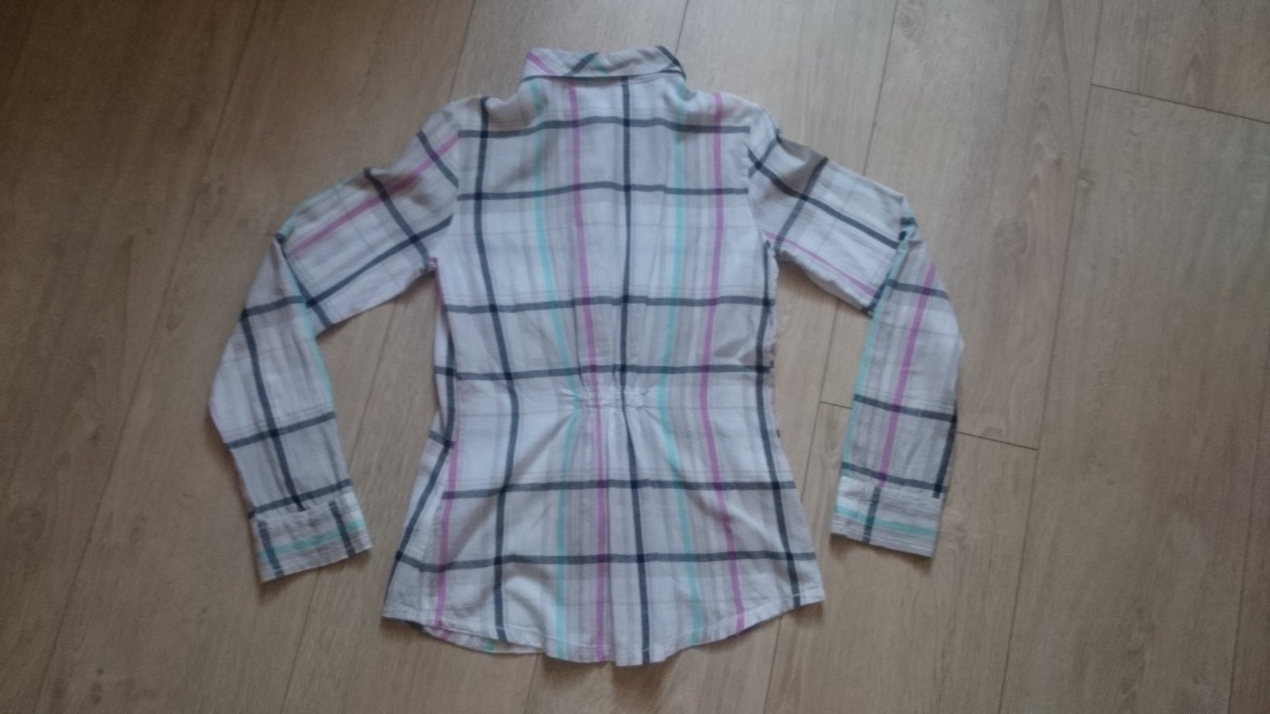 karierte Hemd Bluse Langarm