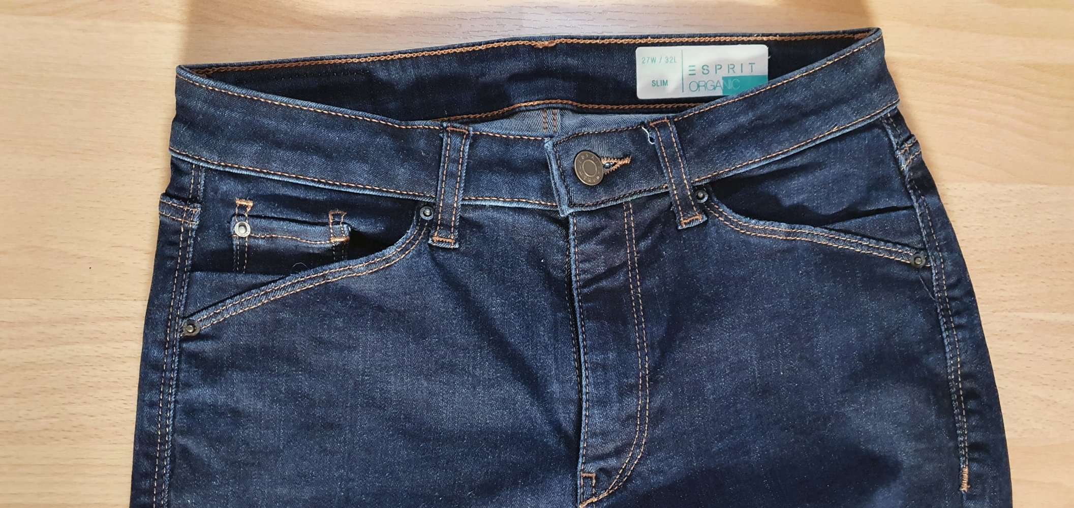 Hi Rise Jeans Slim Organic W27