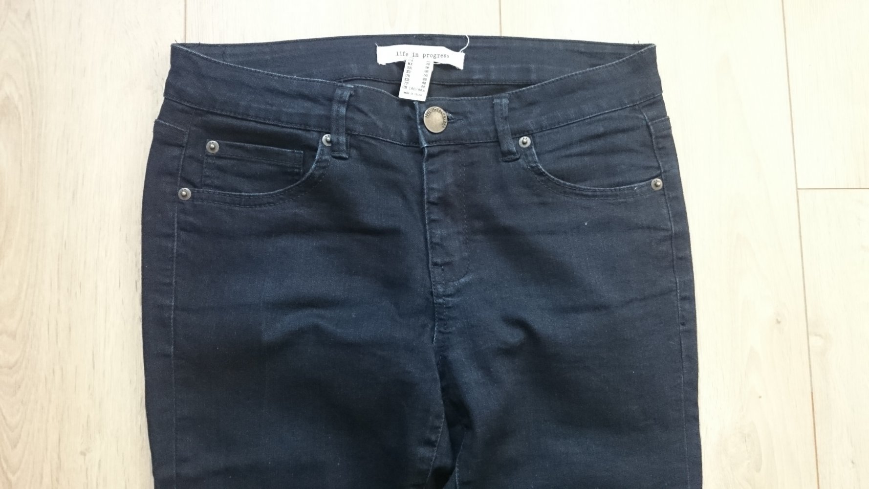 dunkelblaue 5Pocket Jeans