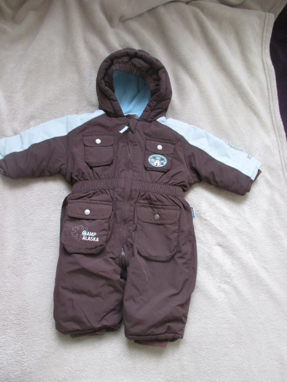 NEU * Niedlich * Baby * BOY oder auch GIRL * Unisex * Elch- Stickerei * wattierter * Ski * Schnee * Anzug * Schneeanzug * Overall * Einteileiler * Jumpsuit 
