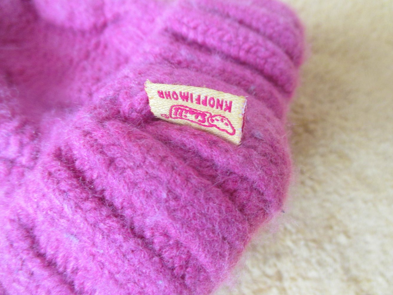 NEU * Baby * Mädchen * Bommel * Pudel * Wolle * Grobstrick * Beanie * Mütze 