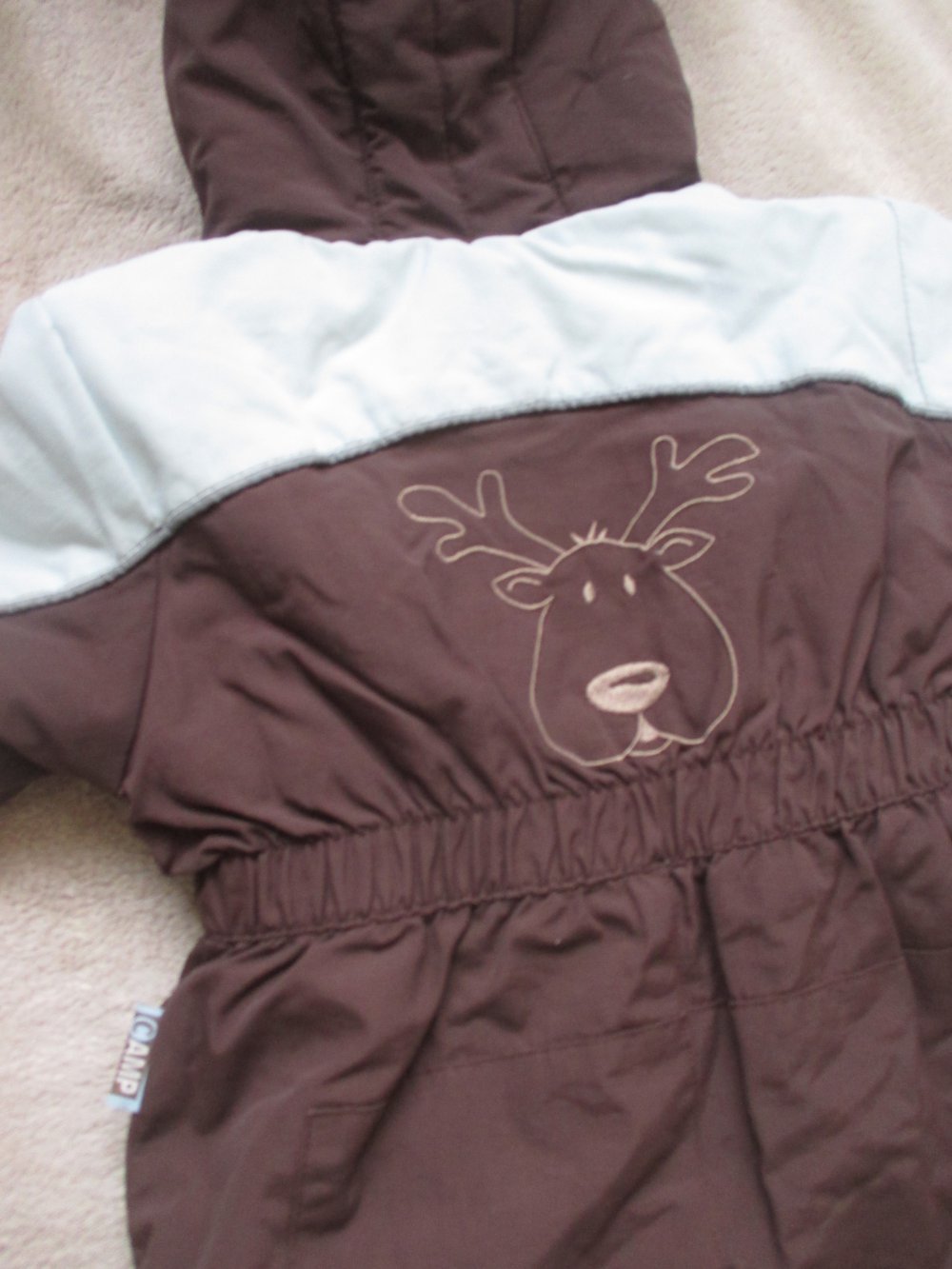 NEU * Niedlich * Baby * BOY oder auch GIRL * Unisex * Elch- Stickerei * wattierter * Ski * Schnee * Anzug * Schneeanzug * Overall * Einteileiler * Jumpsuit 