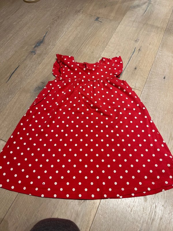 NEU * Niedlich * Girls * Mädchen * Punkte * Polka Dots * Tupfen * Sommer * A-Linie * T- Shirt * Kleid 