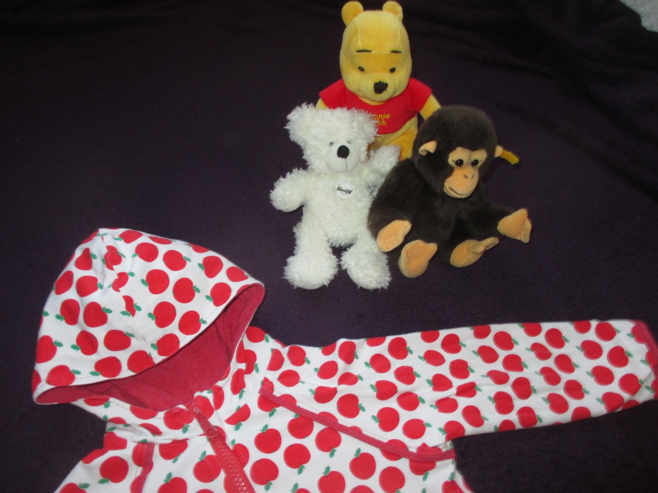 NEUw * Niedlich * Baby * BOY oder auch GIRL * Unisex * Äpfel * Wende * Kapuzen * Hoodie * Sweater * Shirt * Jacke 