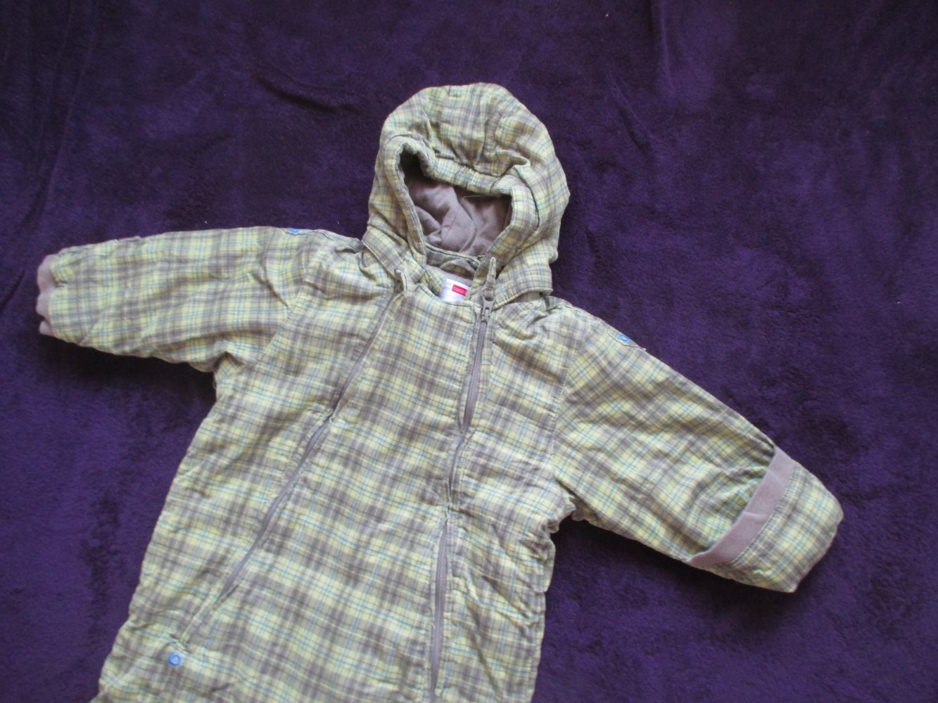 NEU * Niedlich * Baby * BOY oder auch GIRL * Unisex * Karo * Fein Cord * wattierter * Ski * Schnee * Anzug * Schneeanzug * Overall * Einteileiler * Jumpsuit 