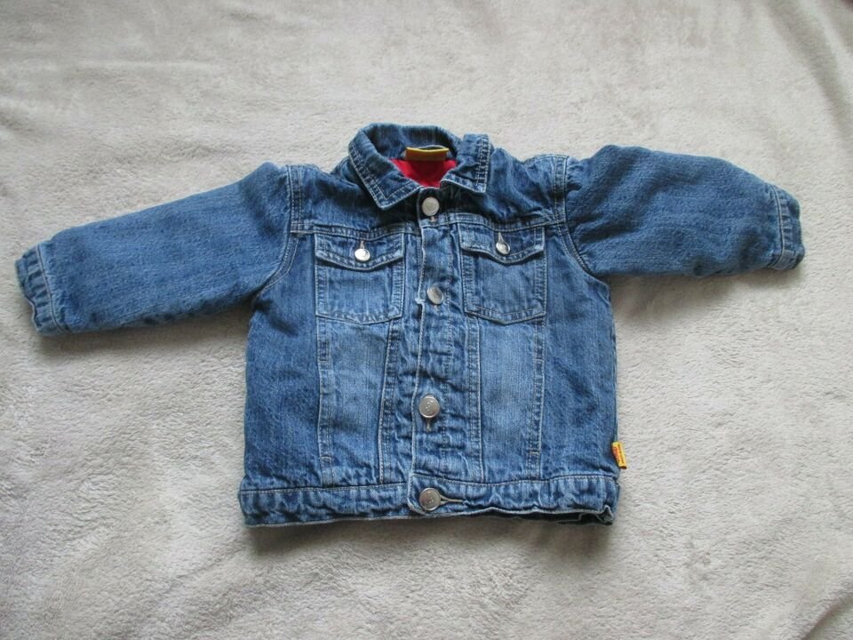   NEU mit ETIKETT * Niedlich * Baby * BOY oder auch GIRL * Unisex * Klassische * 3D Bären- Applikation * Winter * Jeans * Jacke 