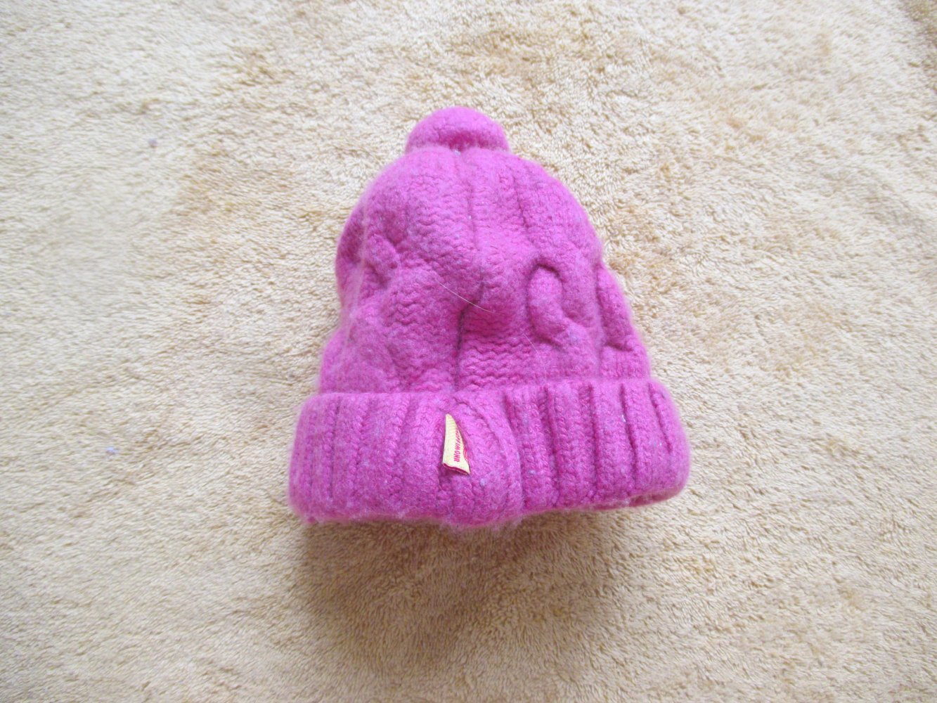 NEU * Baby * Mädchen * Bommel * Pudel * Wolle * Grobstrick * Beanie * Mütze 