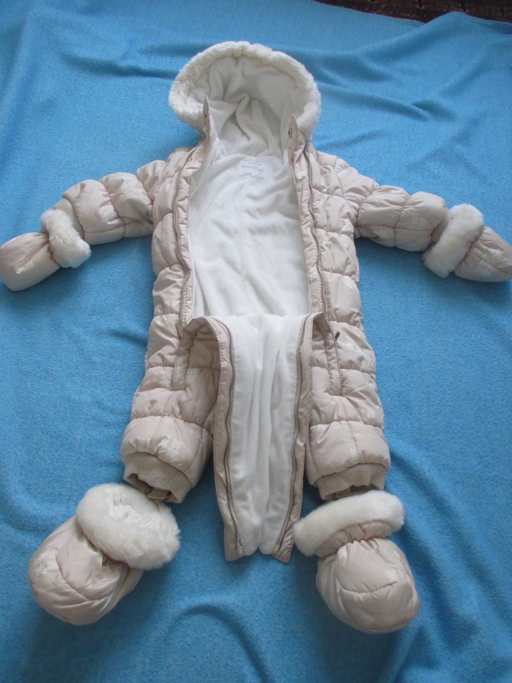 NEU * Baby * BOY oder auch GIRL * Unisex * wattierter * Ski * Schnee * Anzug * Schneeanzug * Overall * Einteiler * Jumpsuit 