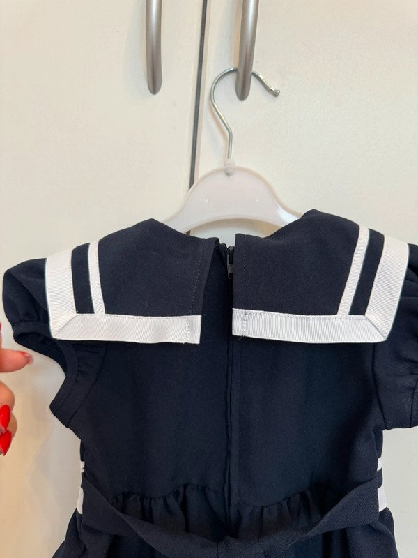 NEU * Baby- Girls * Mädchen * Marine * Matrosen * Sailor * Martim * Schleifen * Kleid mit Höschen 
