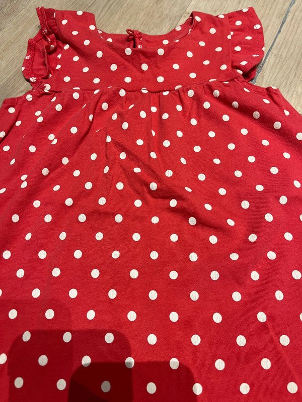 NEU * Niedlich * Girls * Mädchen * Punkte * Polka Dots * Tupfen * Sommer * A-Linie * T- Shirt * Kleid 