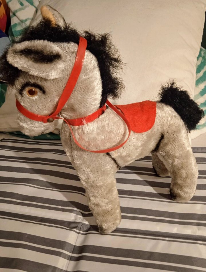 Stofftier Pferd/Esel Vintage 70's