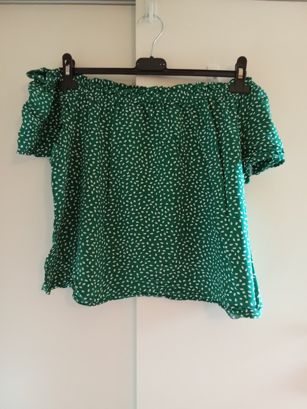 Carmen Bluse grün