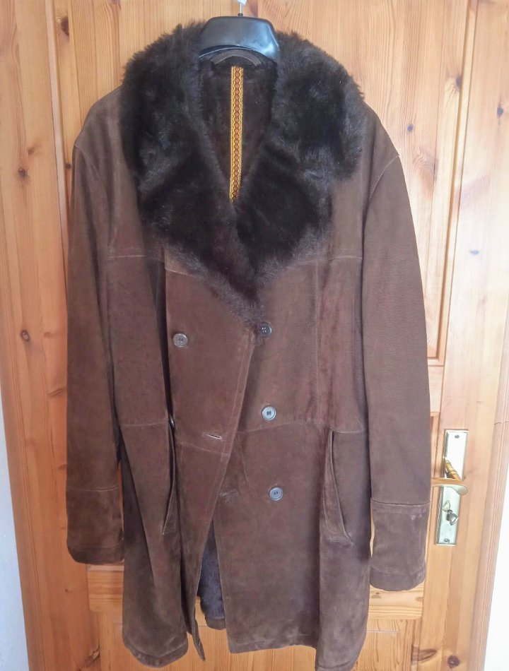 Ledermantel braun Vintage 70's