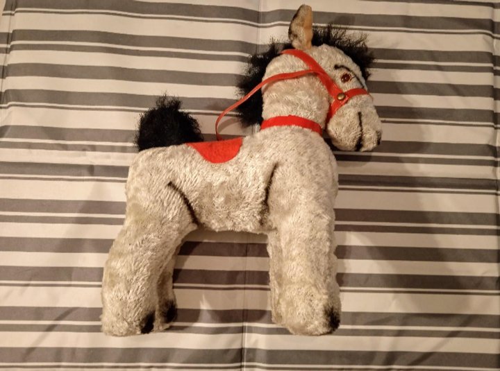 Stofftier Pferd/Esel Vintage 70's