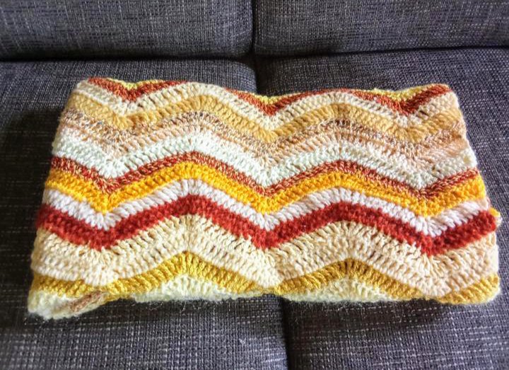 Babydecke gelb orange