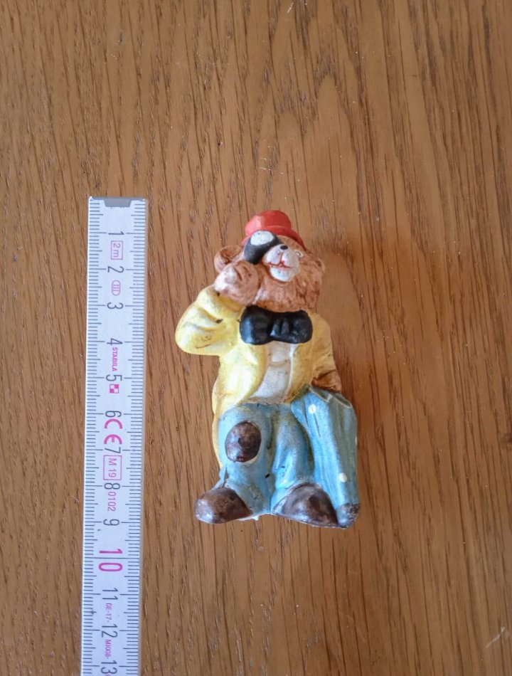 Clown Teddy Vintage 90's