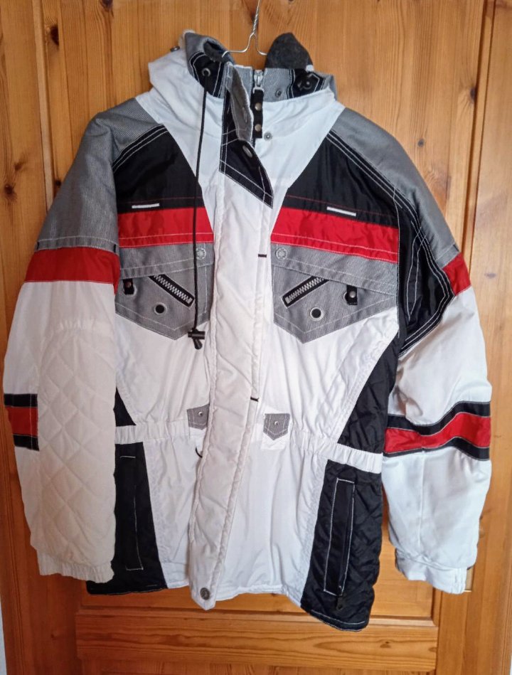 Skijacke weiß Vintage Y2K