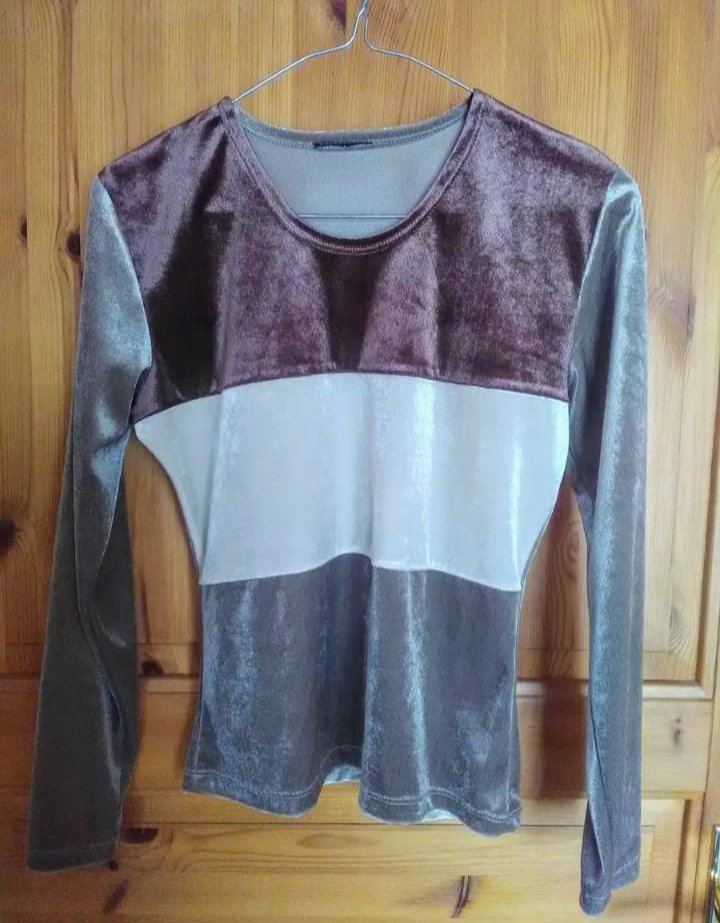 Longsleeve beige braun Vintage 90's