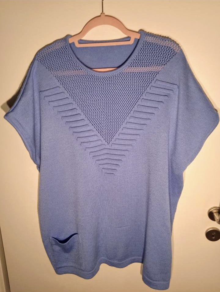 Pullunder blau Vintage 80's