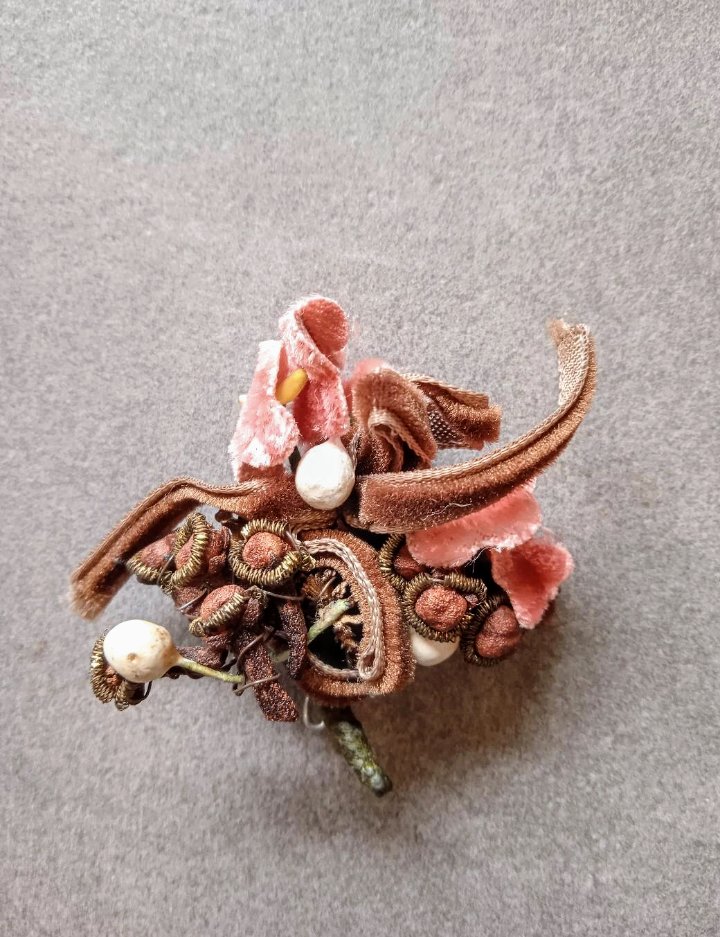 Brosche rosa Vintage 70's