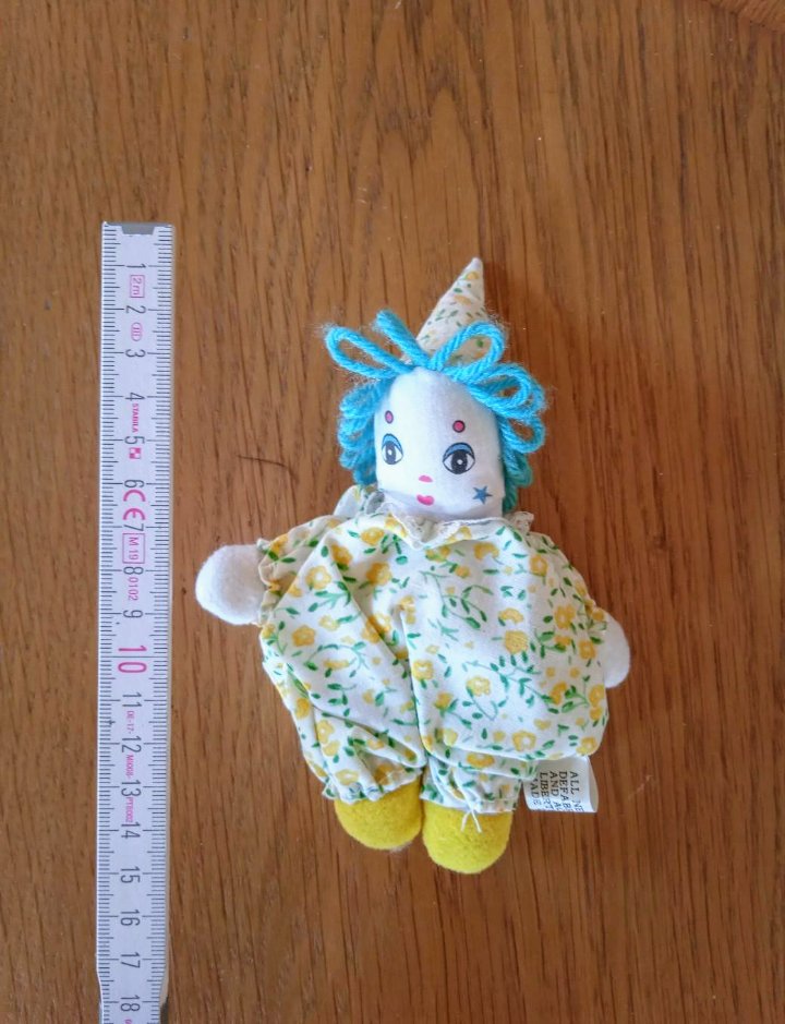 Clown Stoffpuppe Vintage 90's