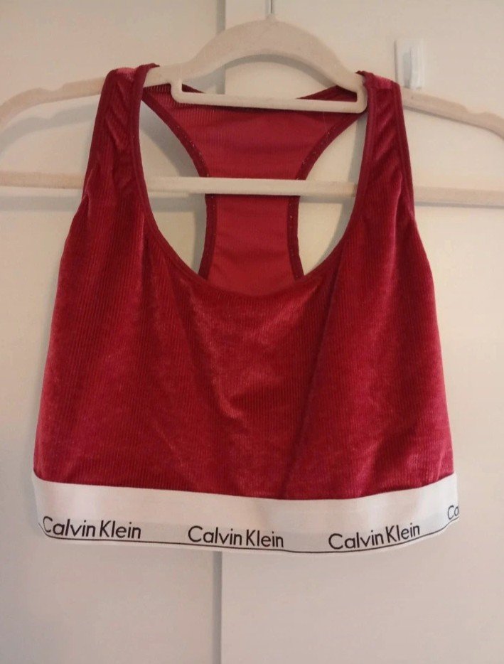 Bustier rot Samt