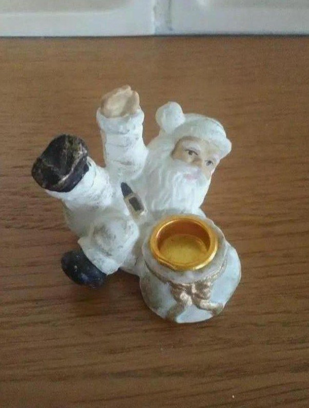Kerzenständer Nikolaus Vintage 80's
