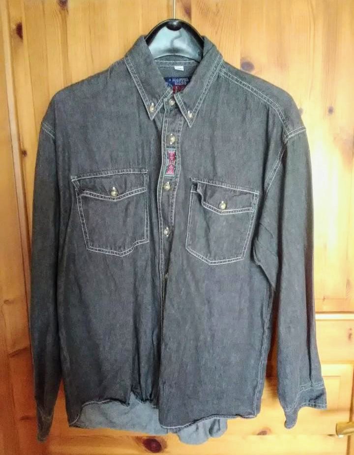 Jeanshemd grau Vintage 90's