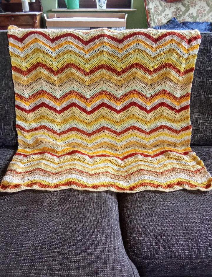 Babydecke gelb orange