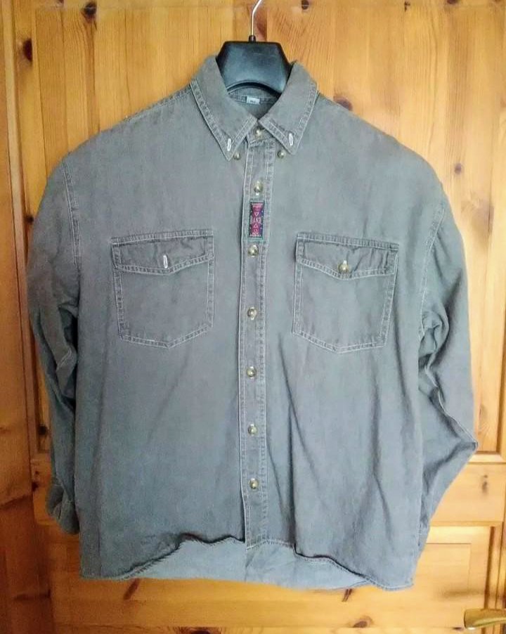 Jeanshemd grau Vintage 90's