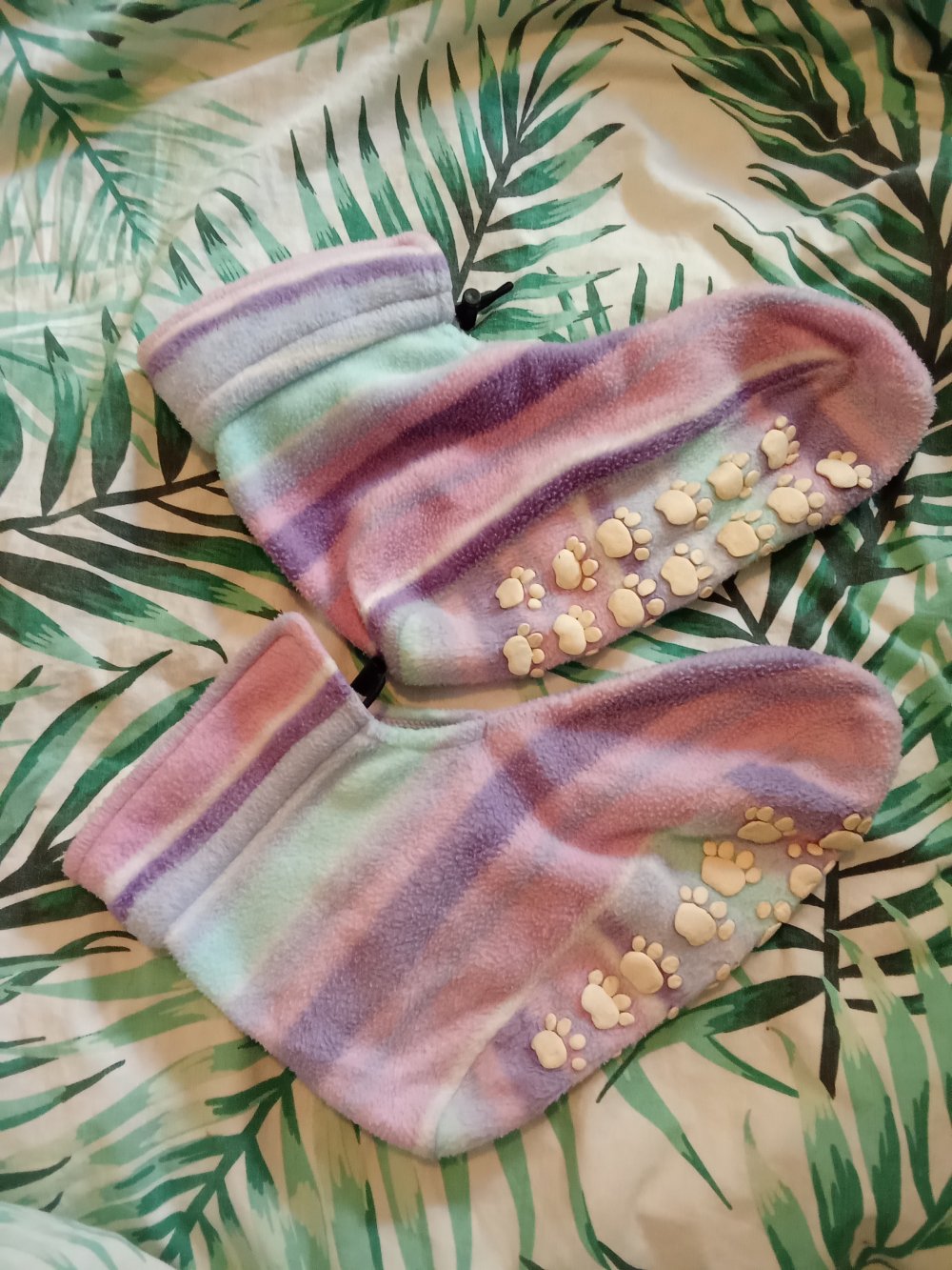 Bettsocken lila