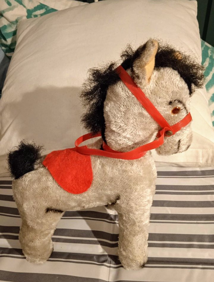 Stofftier Pferd/Esel Vintage 70's
