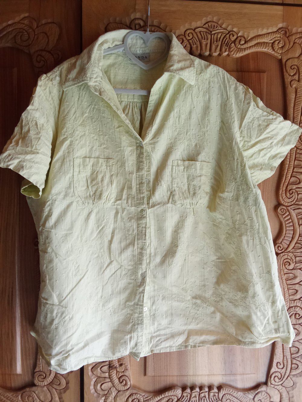 Bluse gelbgrün 