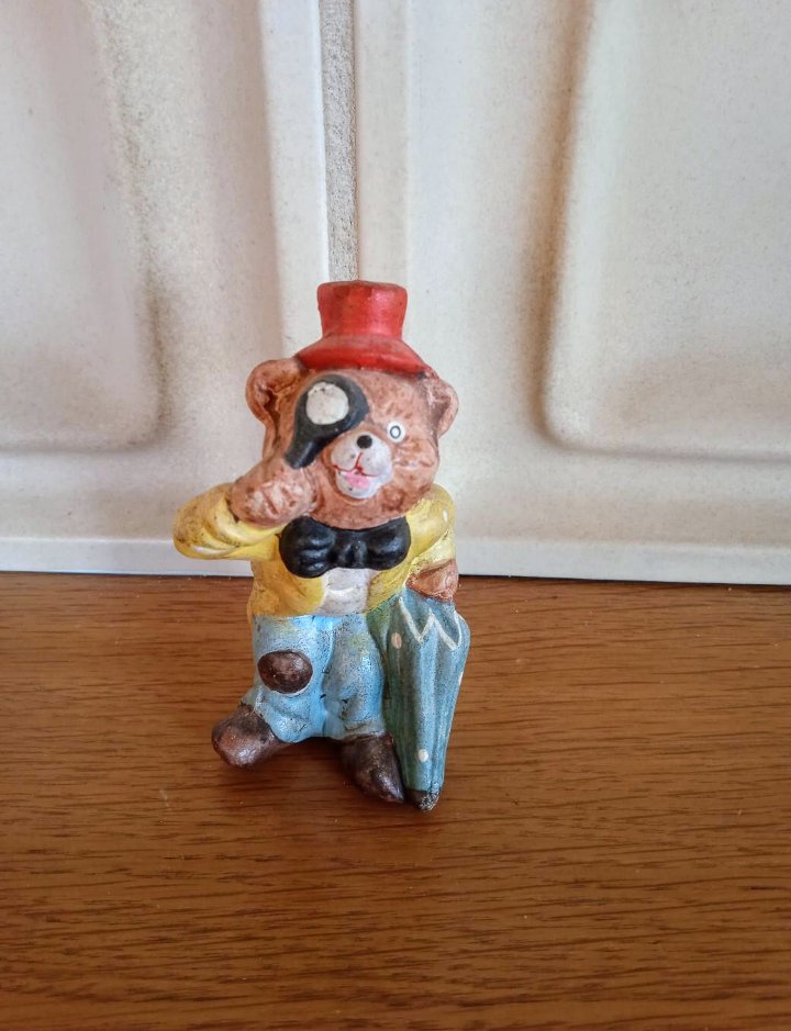 Clown Teddy Vintage 90's