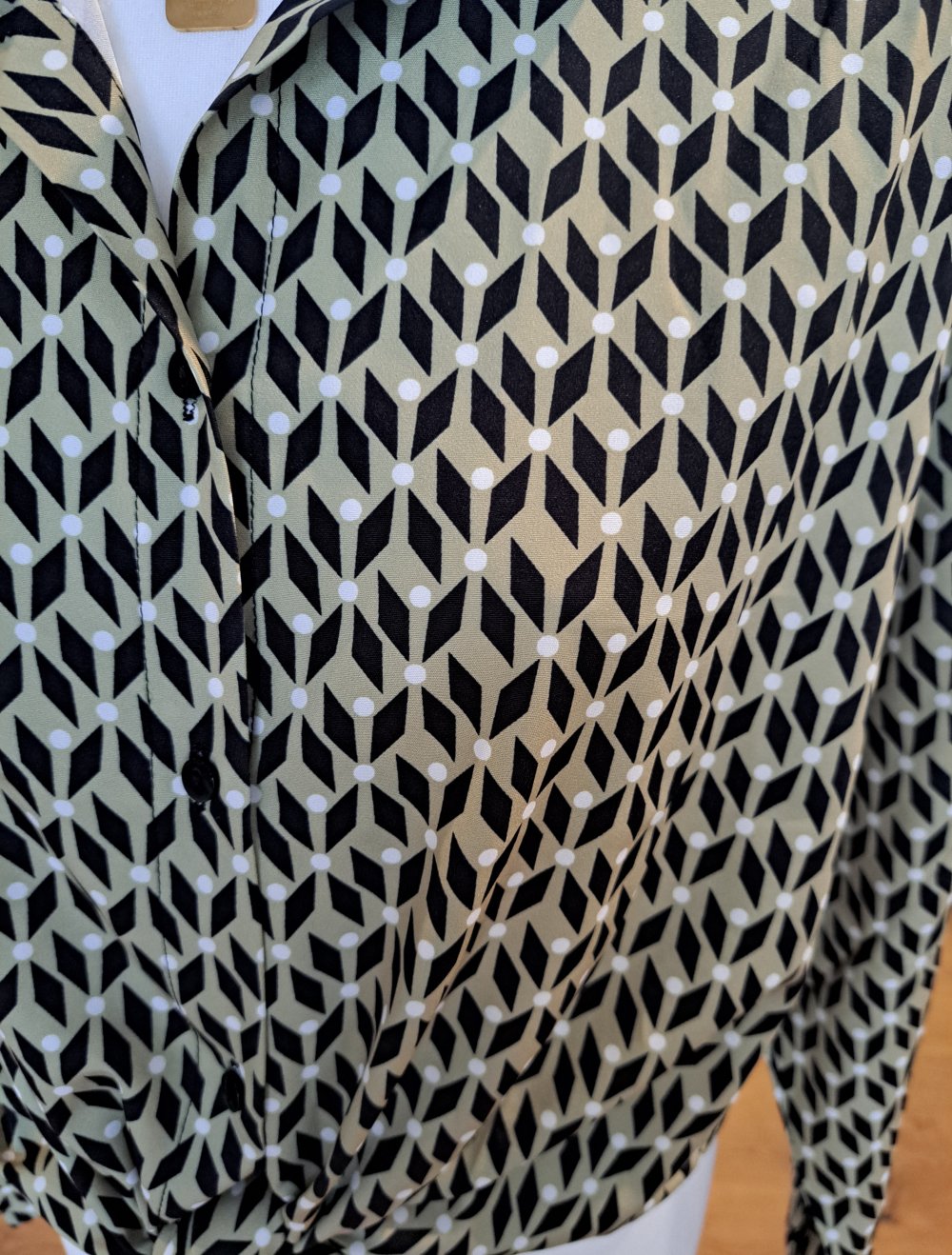 Shein Bluse Hemd gemustert