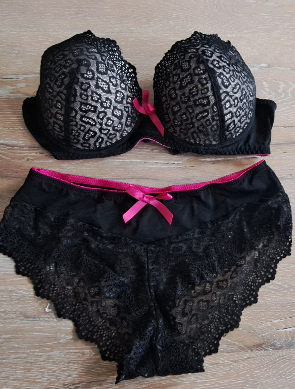 Rainbow BH-Set Spitze Bra Slip Tanga