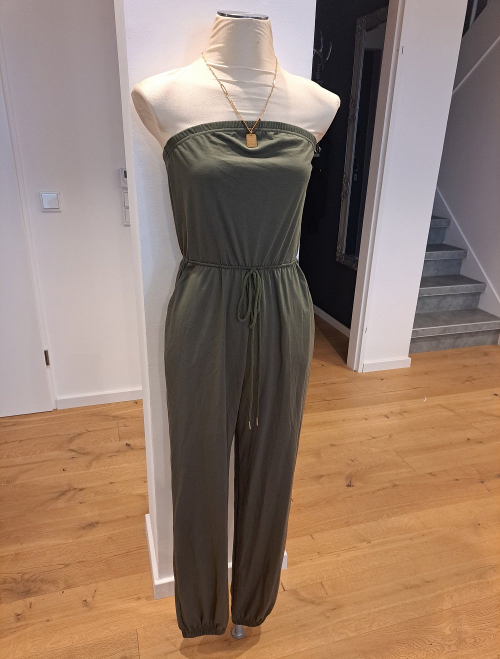 Shein Jumpsuit Overall Bandeau Jogger