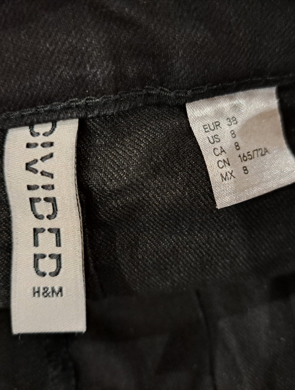 H&M Divided Jeansrock Mini Nieten destroyed