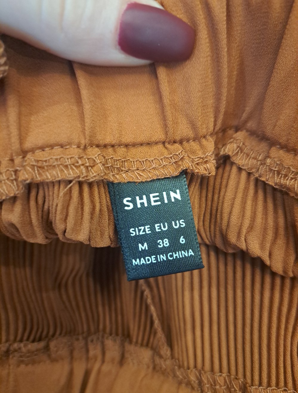 Shein Plissee Hosenrock High Waist Shorts