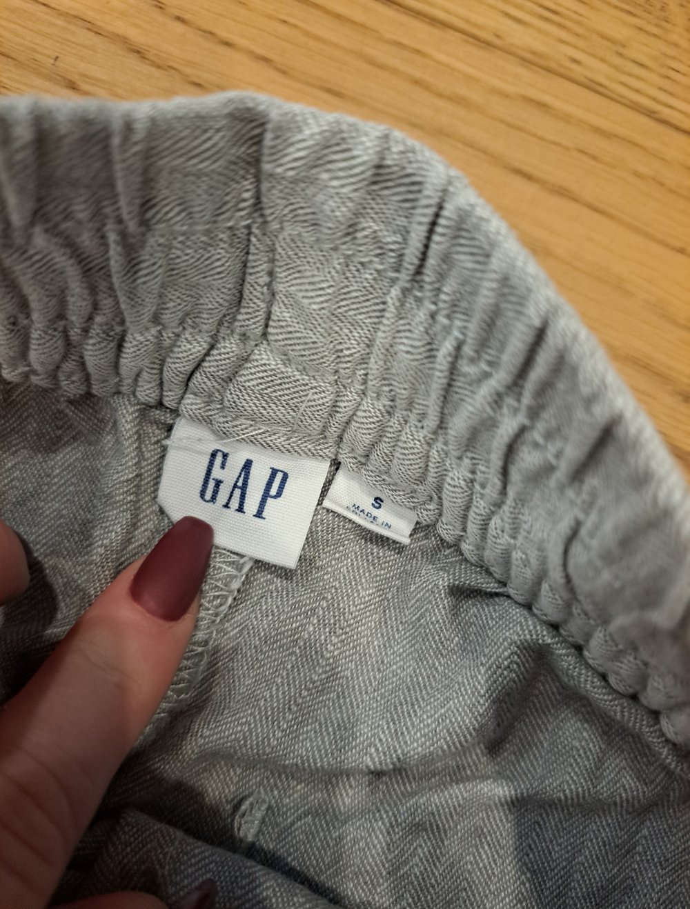 Gap Leinenhose Cargo Hose Jogger Stoffhose Pluderhose