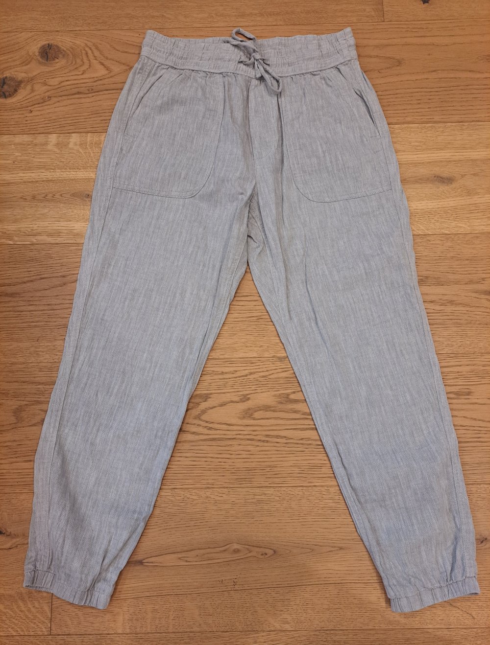Gap Leinenhose Cargo Hose Jogger Stoffhose Pluderhose