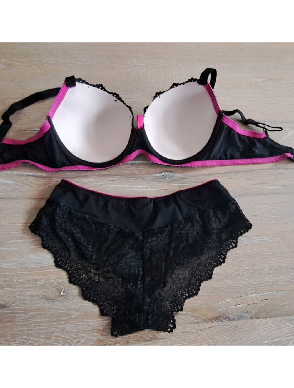 Rainbow BH-Set Spitze Bra Slip Tanga