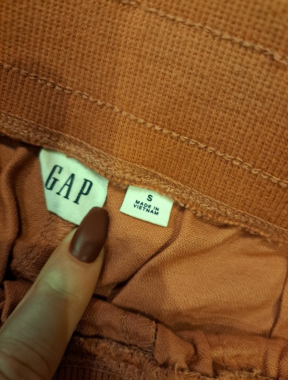 Gap Leinenhose Cargo Hose Jogger Stoffhose Pluderhose