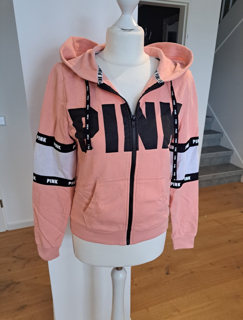 Pink Sweatjacke Hoodie Pullover peach pfirsich